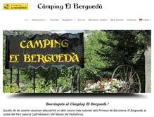 Tablet Screenshot of campingbergueda.com